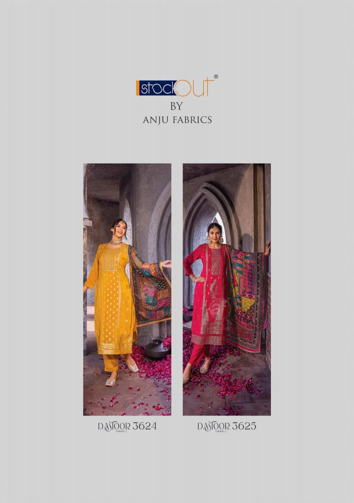 Dastoor By Af Crepe With Heavy Jacquard  Readymade Suits Wholesale Suppliers In Mumbai
